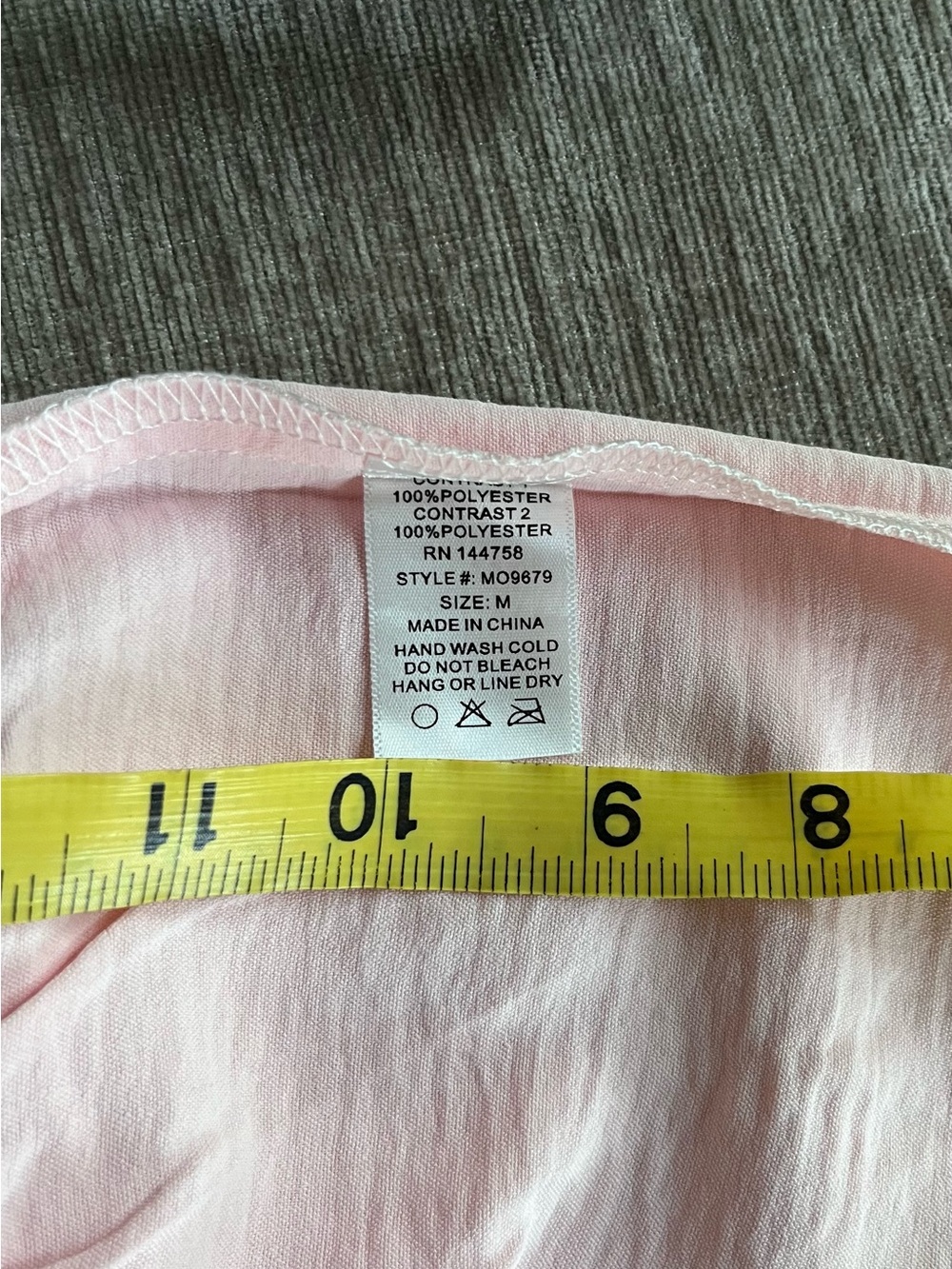 COLOR BLOCK BABYDOLL TIERED TANK SHIRT CORAL RED PINK WHITE SIZE MEDIUM NEW - Picture 12 of 14
